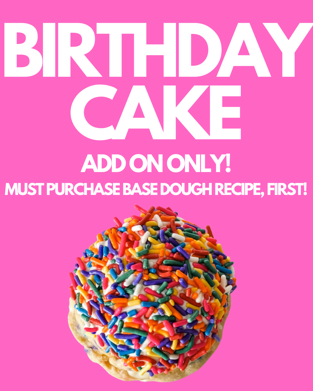 Birthday Cake Add On Recipe