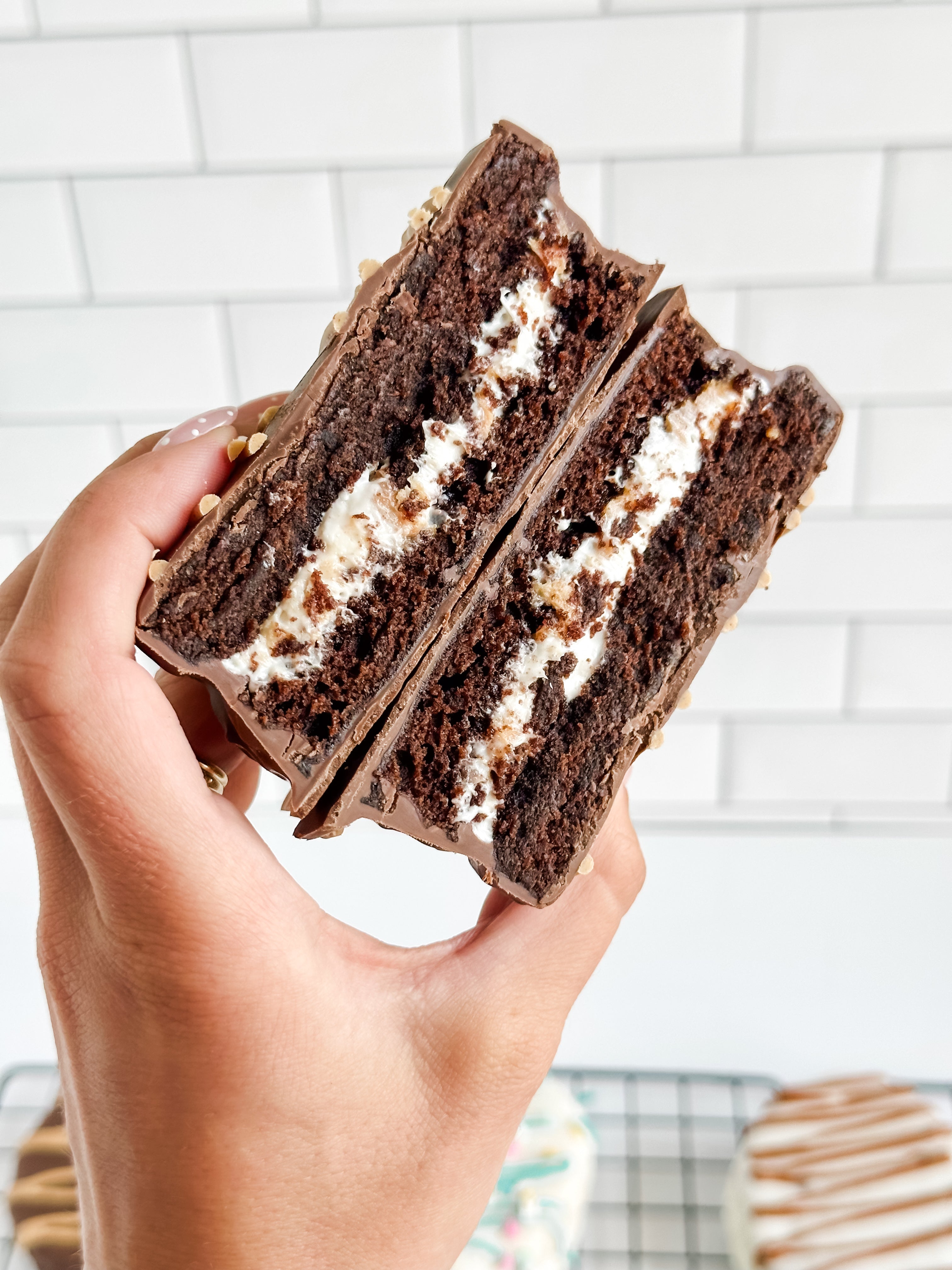 Little Debbie Egg Cake: Carrot, Chocolate Peanut Butter, + Vanilla