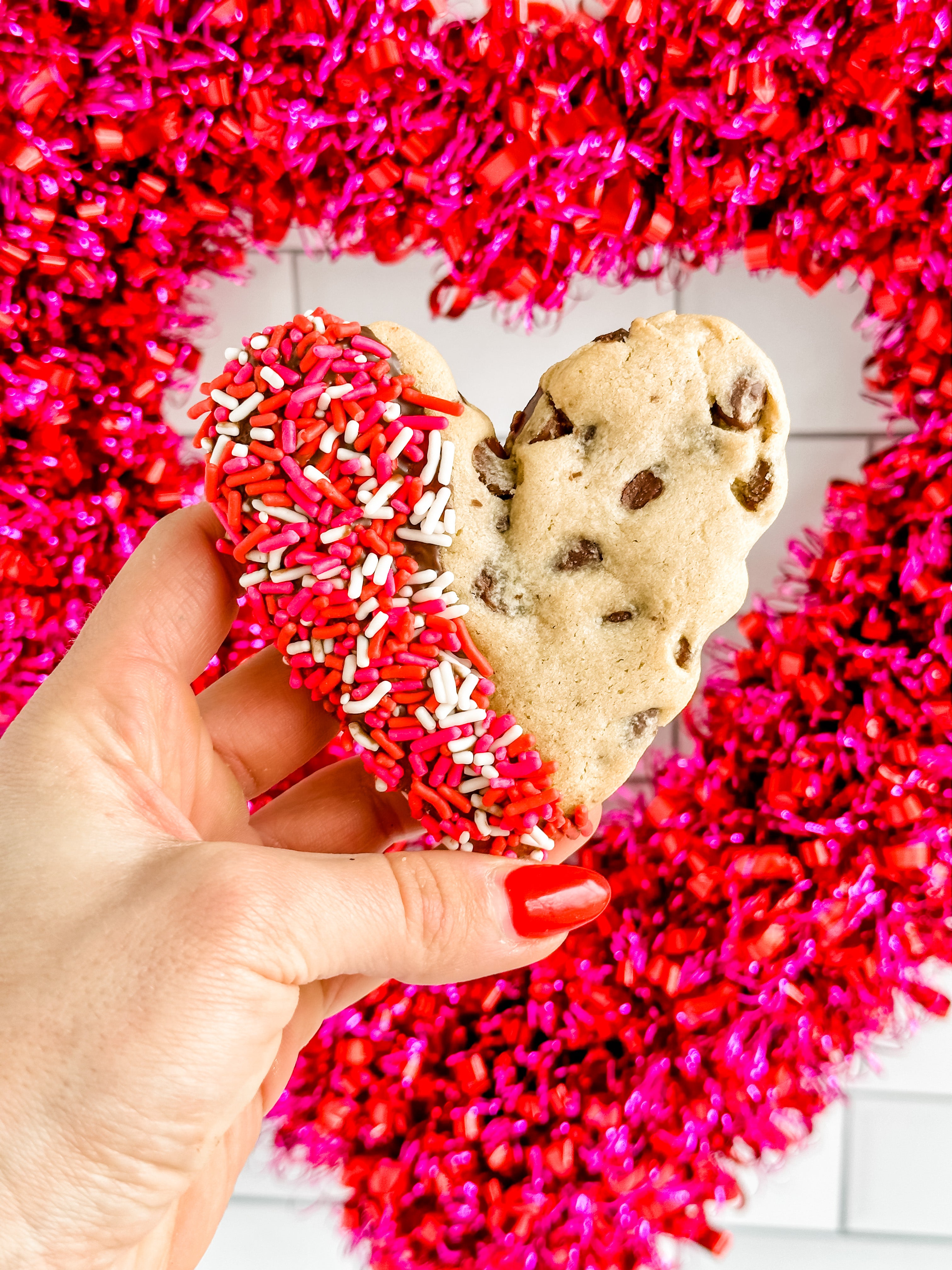 Milk Chocolate Dunked Heart