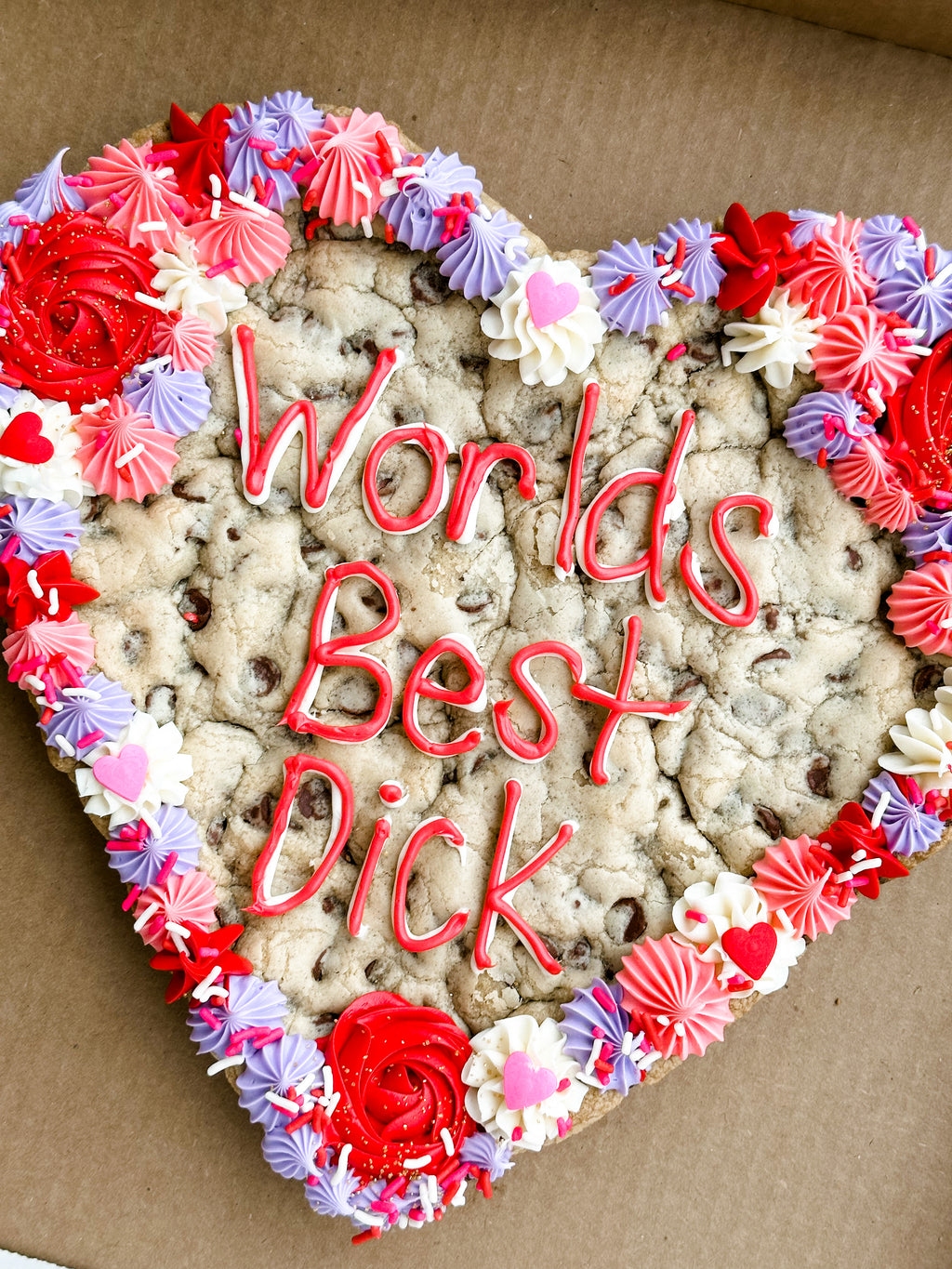GLUTEN FREE/DAIRY FREE Valentine's Day Cookie Cake